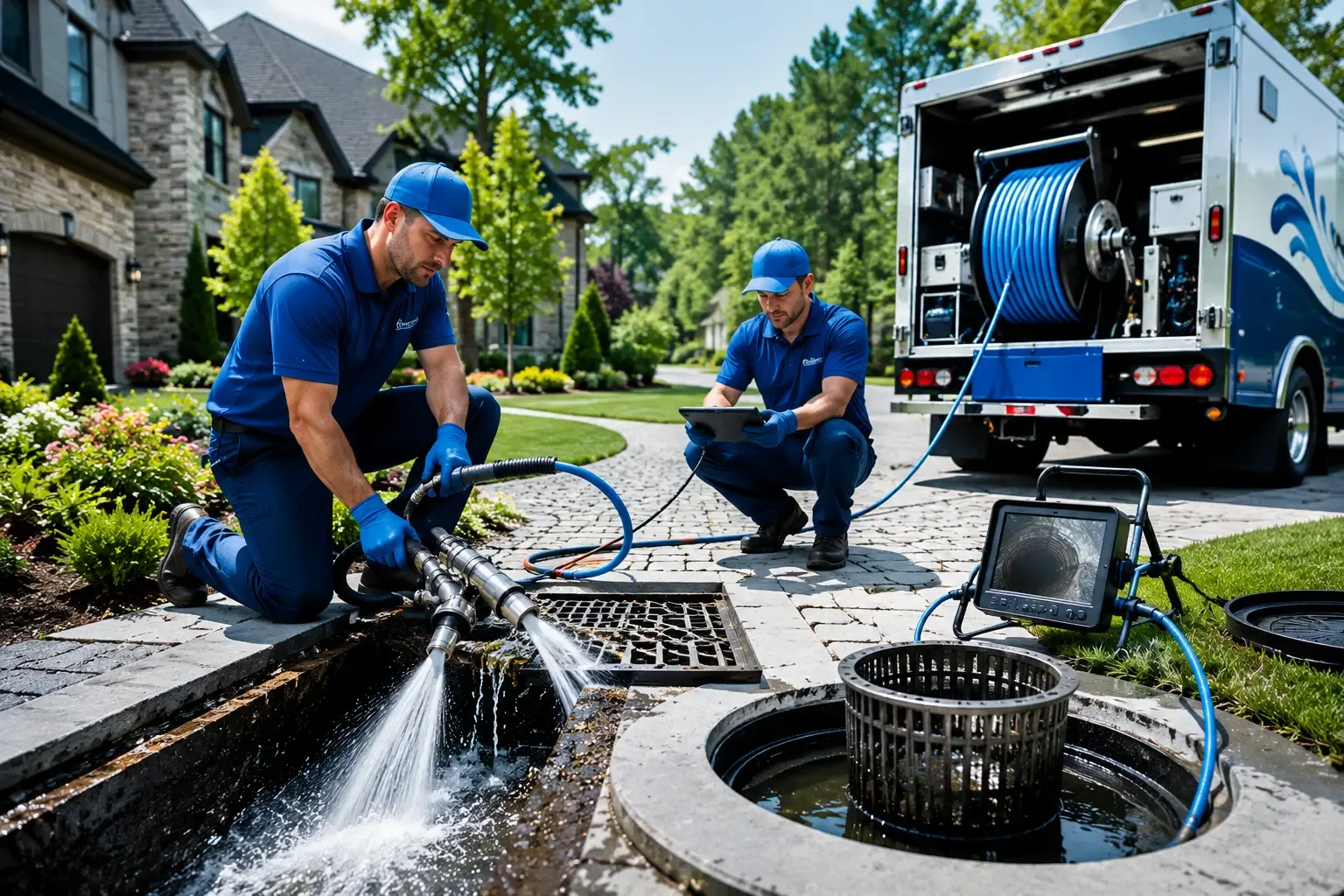 Local outdoor drain cleaning professionals in Navasota, TX
