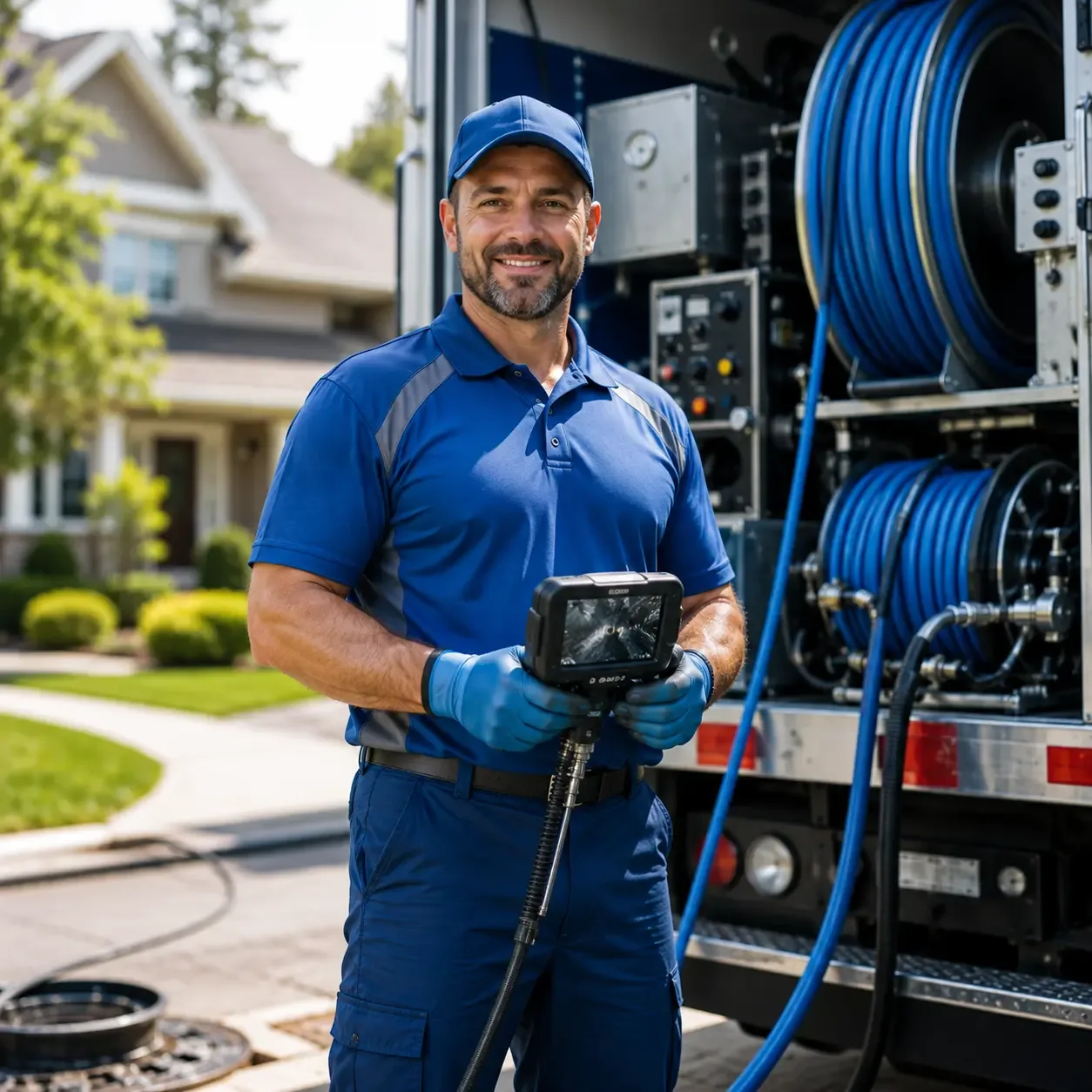 Local outdoor drain cleaning specialists in Navasota, TX